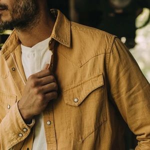 Western shirt Wheat Selvage Denim